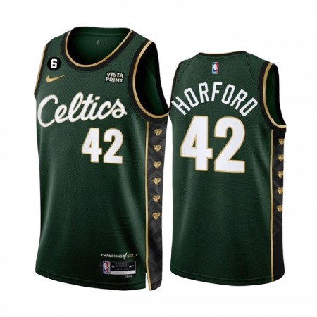 Boston Celtics AL Horford 42 Nike 2022-23 City Edition Vihreä Pelipaidat Swingman - Miesten